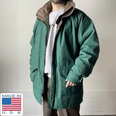 80s USA製 L.L.Bean ゴアテックス ナイロン ジャケット 緑系 M メイン ワーデン パーカー エルエルビーン ビンテージ D153-18-0011ZT