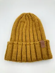 maro ニットキャップ/ビーニー イエロー