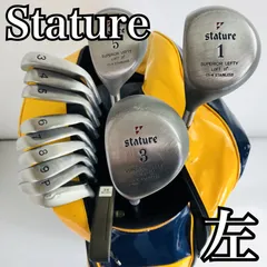 豪華 13本 レフティ Stature スターチャー メンズ ゴルフ クラブ セット 初心者 入門 バッグ付き フルセット 左利き パター付　81Y-11
