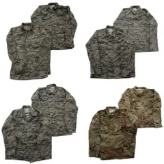 古着卸 まとめ売り 米軍実物 フィールドジャケット ミリタリー 8枚セット (メンズ 36 /38 /39 ) デジタルタイガー 中古 古着 ND7501