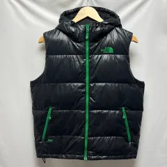 正規品/S THE NORTH FACE ザノースフェイス 600 グースダウン ブラック 光沢 ダウン ベスト
