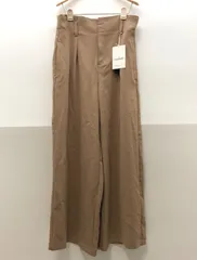 【未使用/タグ付き】BARNYARDSTORM レディース ワイドパンツ 1サイズ ベージュ系 バンヤードストームKSKY10-9940