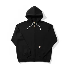 カーハート ブラック フーディー ジップアップ L オリジナルフィット