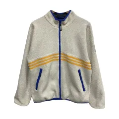 メンズL/アディダス フリース ジップアップ ジャケット