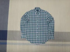 (S/90) ポロラルフローレン メンズ CHECK 長袖 コットン シャツ