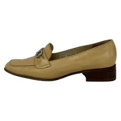 FERRAGAMO/SalvatoreFerragamo(サルバトーレフェラガモ) パンプス 5 D レディース - ベージュ ガンチーニ レザー