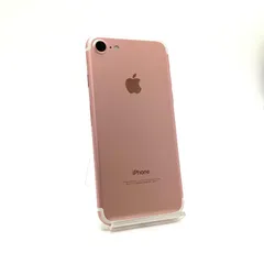 【全額返金保証】【最速発送】 iPhone 7 32GB ローズゴールド Softbank 白ロム 動作確認済 72%