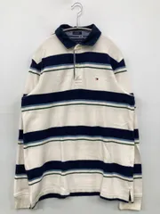 TOMMY HILFIGER ポロシャツ M ホワイト
