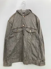 XLARGE デニムジャケット XL グレー