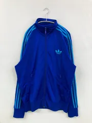 adidas ジャージ/トラックジャケット 110 ブルー