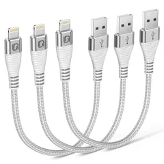 iPhone 充電ケーブル 短い 30CM MFi認証 ライトニングケーブル 3本セット アイフォン 急速充電ケーブル iPhone 14 13 12 Pro Max 11 Pro XS XR X 8 Plus/iPad/iPod