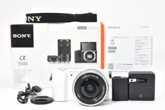 ★極上級★Wi-Fi対応★人気のホワイトカラー ソニー SONY α5100 レンズセット シャッター回数2563回