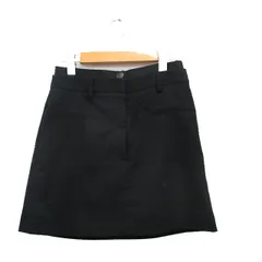 Arpege story アルページュ ストーリー 台形 スカート ミニ シンプル 0 ブラック 黒 /KT10