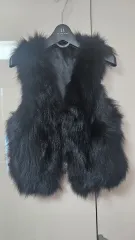 フェイクファーベスト