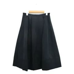 スピック&スパン Spick&Span フレア スカート ロング シンプル 40 ブラック 黒 /KT12