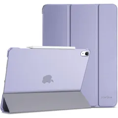 ProCase iPad Air 13インチ ケース M3 2025 (A3269 A3271) / M2 2024 (A2898 A2899 A2900) スリム 耐衝撃 三つ折り スタンド スマートカバー - パープル
