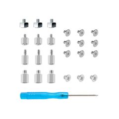 PrimeBlis NVME M.2 SSD取り付けネジキット msi asrockマザーボードに対応 (シルバー, M2、M3)