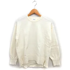 アーバンリサーチ サニーレーベル URBAN RESEARCH Sonny Label クルーネック ニット セーター ワイド リブ スリット 長袖 F ベージュ /NT30