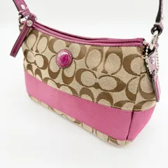 COACH Y2K one shoulder signature canvas コーチ ワンショルダーバッグ アクセサリーポーチ