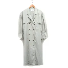 ムルーア MURUA トレンチコート ロング シンプル F グレー 灰 /KT3