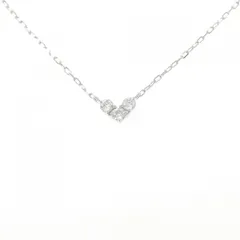 4゜C ハート キュービックジルコニア ネックレス