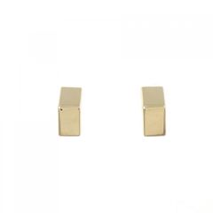 DECOUVERTE ☆ 10K square onyx pierce(両耳) - メルカリ
