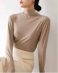 レディース タートルネックTシャツ 2枚組