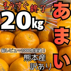 【リピート続出】訳あり 熊本県産 あまい みかん 約20kg M～ｌサイズ 10キロ×２箱 キズあり 傷あり 甘酸っぱい 果物 お買得 フルーツ
