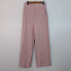 nano universe ナノユニバース パンツ 無地 ピンク 38サイズ レディース 古着 シンプル モード