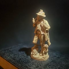 二宮金次郎 銅像 彫刻 オブジェ 薪を背負う姿 - メルカリ