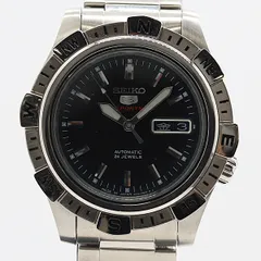 新品同様 稼働 箱付 セイコー 5 スポーツ 4R36-00C0 SS AT/自動巻 ブラック文字盤 メンズ腕時計 2000000 2NBG ABC18591 KMT