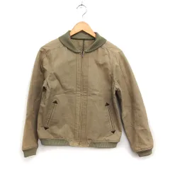 チャイルドウーマン CHILD WOMAN スイングトップ ジャケット ブルゾン アウター 綿麻 F ベージュ /FT34