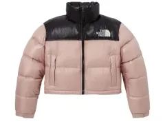 THE NORTH FACE ザノースフェイス ヌプシ ショートジャケット ダウン パステルピンク M