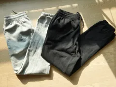 M MELANGE MASTER メランジマスター ジョガー パンツ ブラック/ グレー まとめ 出品