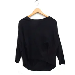 アーバンリサーチ ドアーズ URBAN RESEARCH DOORS タックイン カットソー 長袖 ボートネック 無地 コットン 綿 One ブラック 黒 /FT15