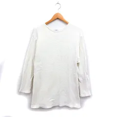 クラネ CLANE ルーズ ヴィンテージ ロングスリーブ トップス 無地 コットン 綿 1 ホワイト 白 /FT37