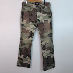 Wrangler ラングラー パンツ 総柄 カーキ Mサイズ レディース 古着 アメカジ ストリート