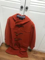 インバーティア LOVE YOURSELF 轉 'Tear' ダッフルコート XL オレンジ ダッフルコート