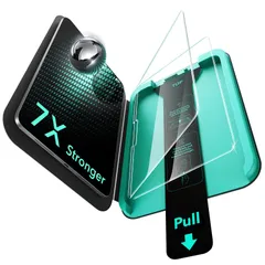 ESR 2枚入り iPad Pro 11インチ フィルム M5 2025/M4 2024 専用 Armorite スクリーン保護 9H硬度 強化ガラスフィルム UltraFitトレイ付き 軍事規格の保護力 気泡ゼロ HD透明 自動除塵 耐スクラッチ性 ...