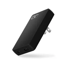 CIO NovaPort SLIM DUO 65W 2C [極薄 14ｍｍ CIO独自技術 NovaIntelligence搭載] PD GaN 高出力 2ポート Type-C 小型 急速充電器 タイプc USB 同時充電 iPhone 17 / A ...