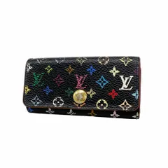 ルイ・ヴィトン(Louis Vuitton) ルイ・ヴィトン アクセサリー・キーケース モノグラム・マルチカラー ミュルティクレ4 M60044 ノワールレディース