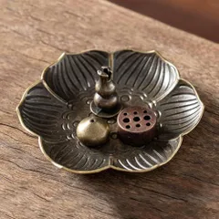 お香立ておしゃれ 線香立て 仏壇用 線香 お香立て インテリア香炉 金属製 ミニ