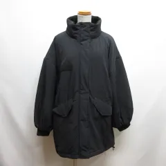 ジーナシス JEANASIS ソデ2way M-65 コート F 黒 ブラック 中綿 ブルゾン ミリタリー ナイロン ダブルジップ 裏地付き