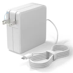 65W 充電器 Type-C PD 対応 Macbookノートパソコン、 1.8mケーブル Pc 充電器 タイプc、(PD対応/急速充電器/折りたたみ式プラグ)20V 3.25A 65W 電源 ACアダプター