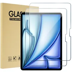 ProCase 2枚セット iPad Air 11 インチフィルム 6世代 2025 2024(M3/M2チップ)用 強化ガラス 保護フィルム 9H硬度 耐衝撃 ガラスフィルム