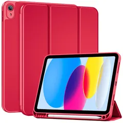 ProCase iPad 11世代/10世代 iPad（A16）11インチ 2025/10.9インチ 2022 弾性のあるTPUバック 耐衝撃 三つ折り スタンド スマートカバー