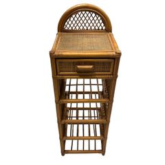 良品】ラタン シューズラック 籐家具 4段棚 アジアン レトロ - メルカリ