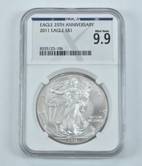 リバティイーグル 1オンス銀貨 MS69 2003年 鑑定済 女神 NGC - メルカリ