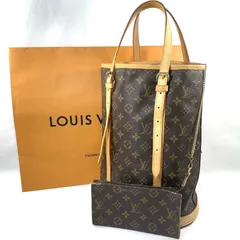 【本物】ルイ ヴィトン バケットGM Bucket GM モノグラム M42236 ポーチ付 LOUIS VUITTON トートバッグ