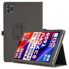 Nutmeg 対応 Speiow T1 / FUNYET I10 Pro 専用ケース カバー Speiow T1 タブレットケース 10.1インチ 耐衝撃 360度保護 軽量設計 防水防汚（ブラック）